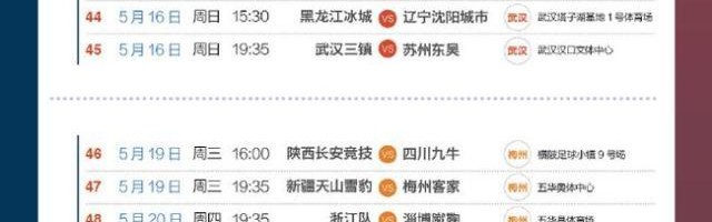 在线体育-2021赛季中甲首阶段赛程公布 揭幕战武汉vs北理工