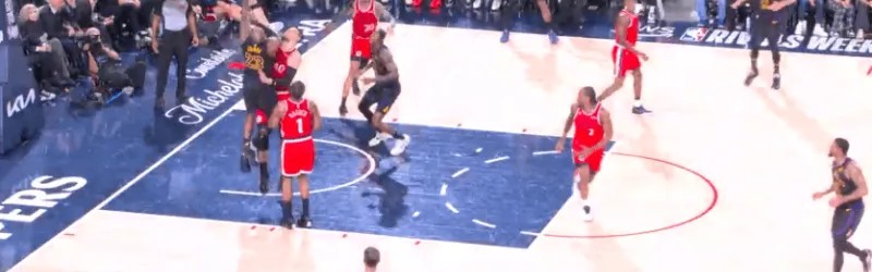 中国体育-湖人快船裁判报告：1次误判，误判祖巴茨的打手犯规