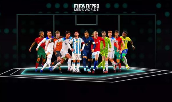 开云体育-世界最佳阵容：梅西领衔四大前锋，曼城6人入选