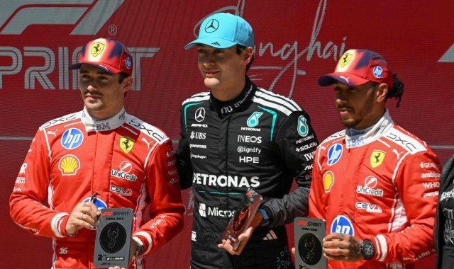 开云平台-F1上海站冲刺赛：拉塞尔夺冠，法拉利车队位居二三